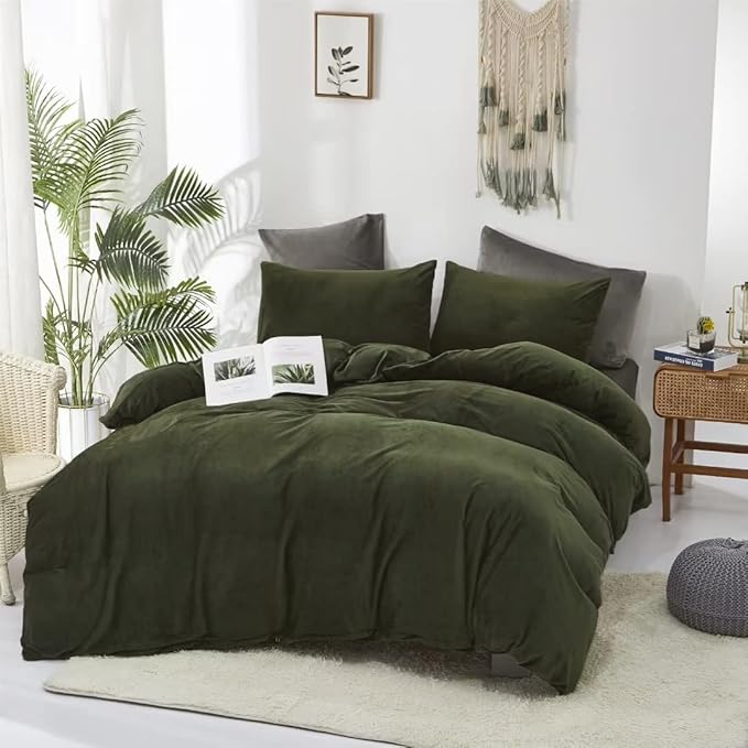 Velvet Comforter Set - King - 3 Piece