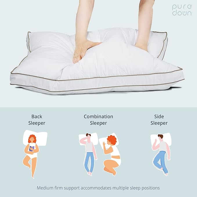 Bed Pillow - Queen - 2 Piece