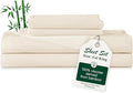 Bamboo Cooling Bed Sheet Set - King - 4 Piece