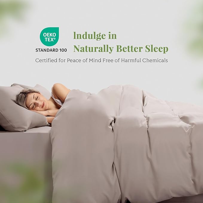 Bamboo Cooling Duvet Cover Set - King - 3 Piece