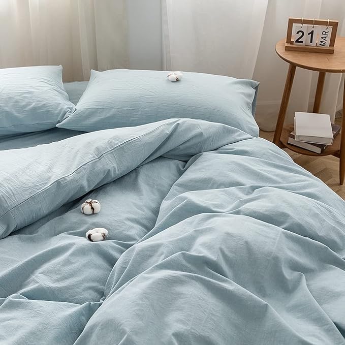 Linen Duvet Cover Set - Full