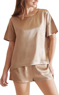 Women's Mulberry Silk Shorts Pajama Set - 2 Piece