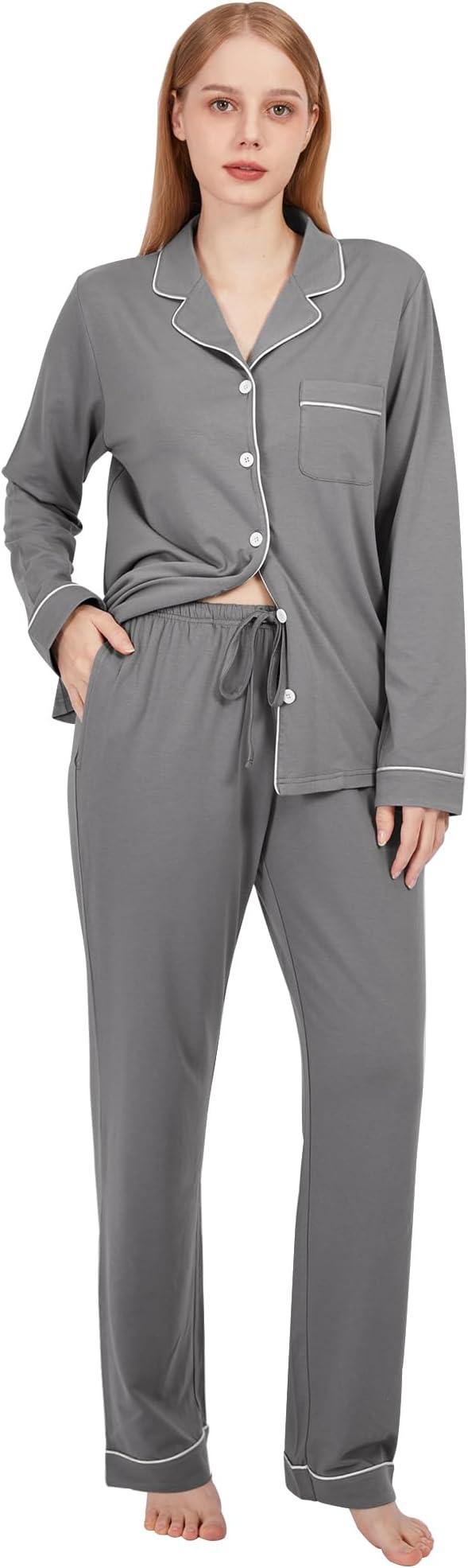 Women's Bamboo Pajama Set - Long Sleeve