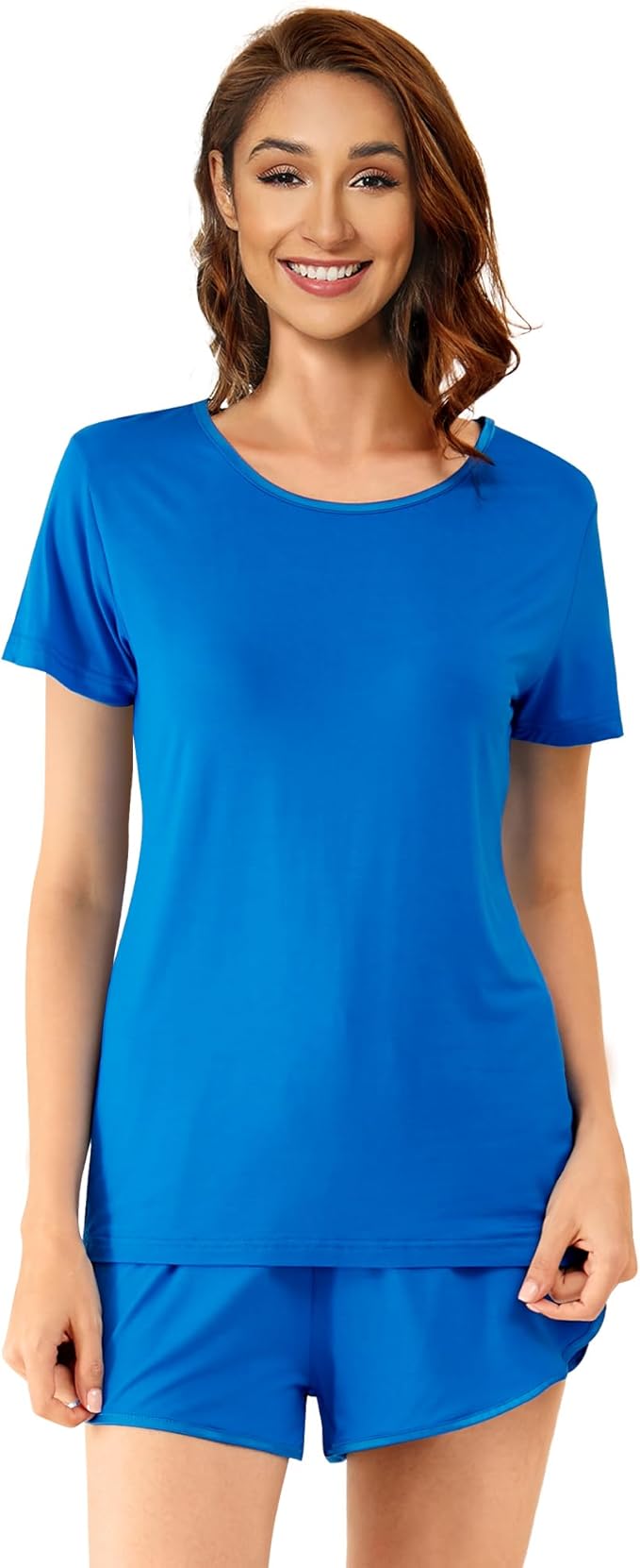 Women's Bamboo Cooling Pajama Set - Short Sleeve - 2 Piece