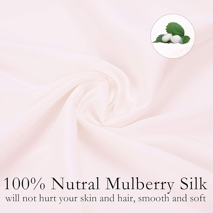 Mulberry Silk Hypoallergenic Pillowcase Set - King - 2 Pack