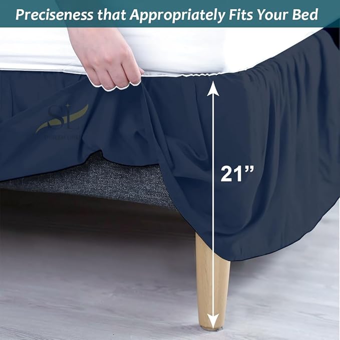 Linen Bed Skirt - King