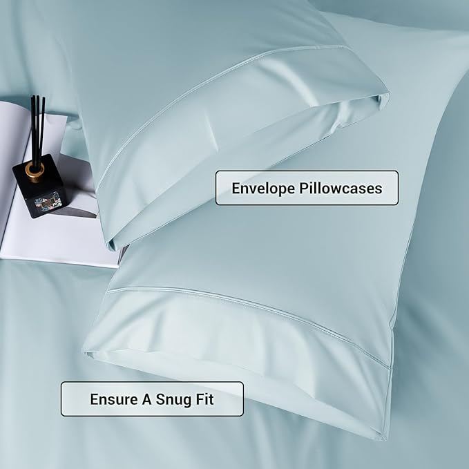 Bamboo Cooling Bed Sheet Set - King - 4 Piece
