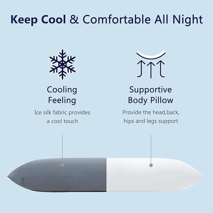 Cooling Body Pillow - Full - 20 x 54 in