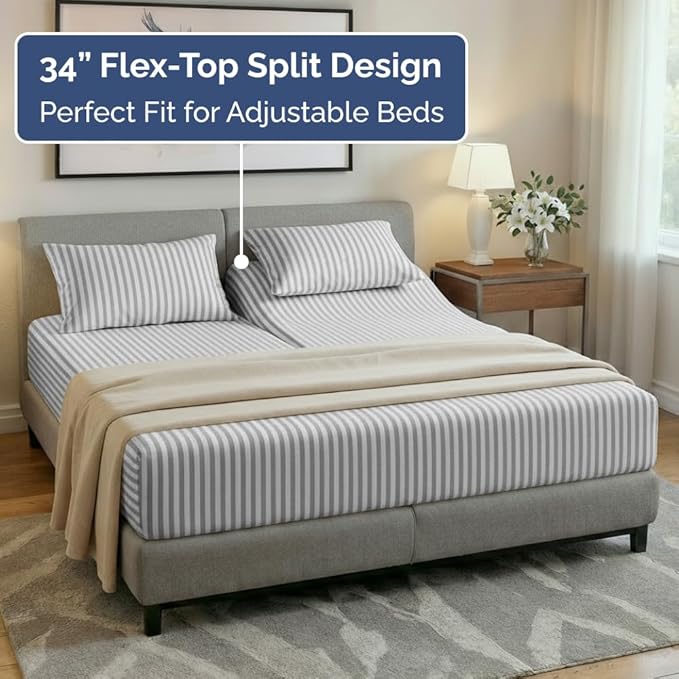 Cooling Bed Sheet Set - King - 4 Piece