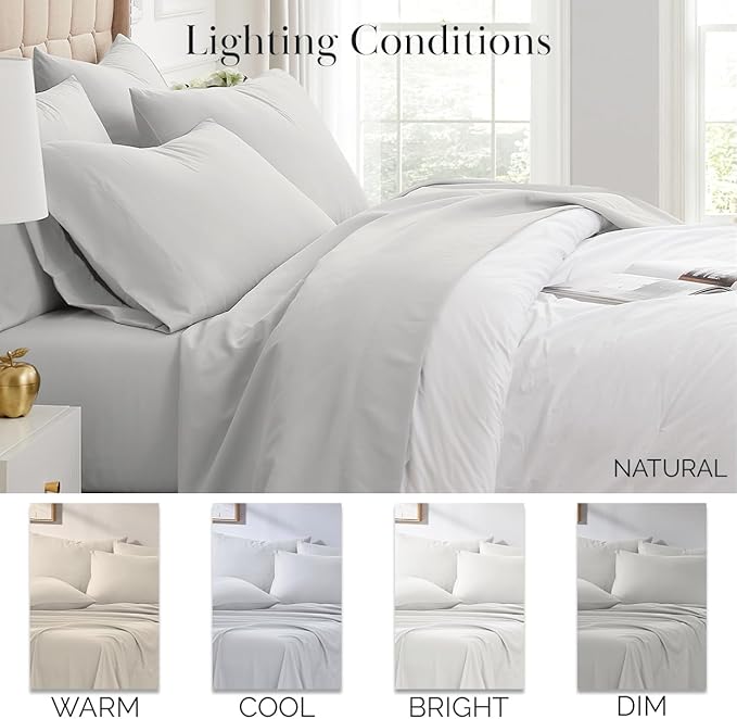 Microfiber Bed Sheet Set - King - 21 in Deep Pocket - 6 Piece