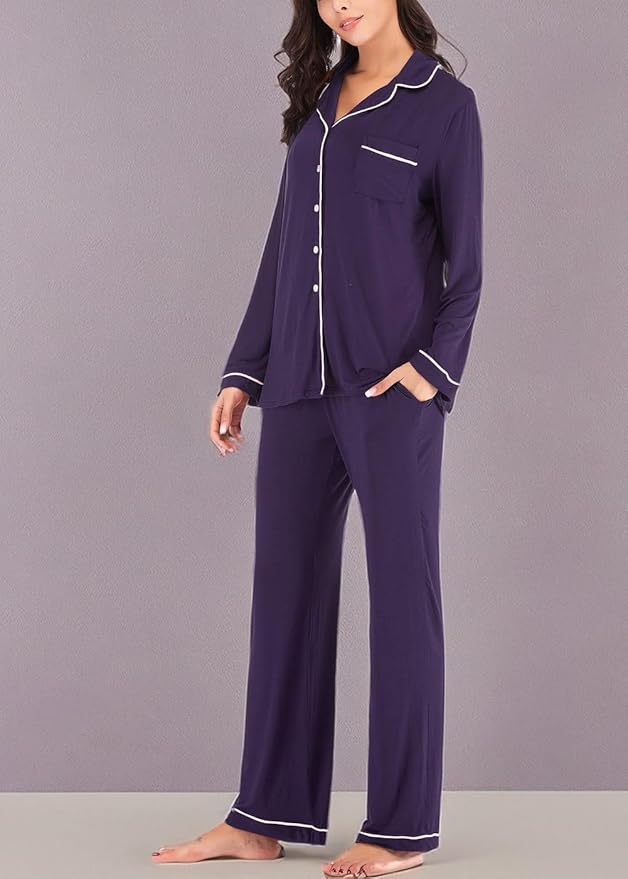 Women's Pajama Set - Long Sleeve - 2 Piece