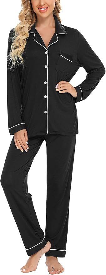 Women's Pants Pajama Set - Long Sleeve - 2 Piece