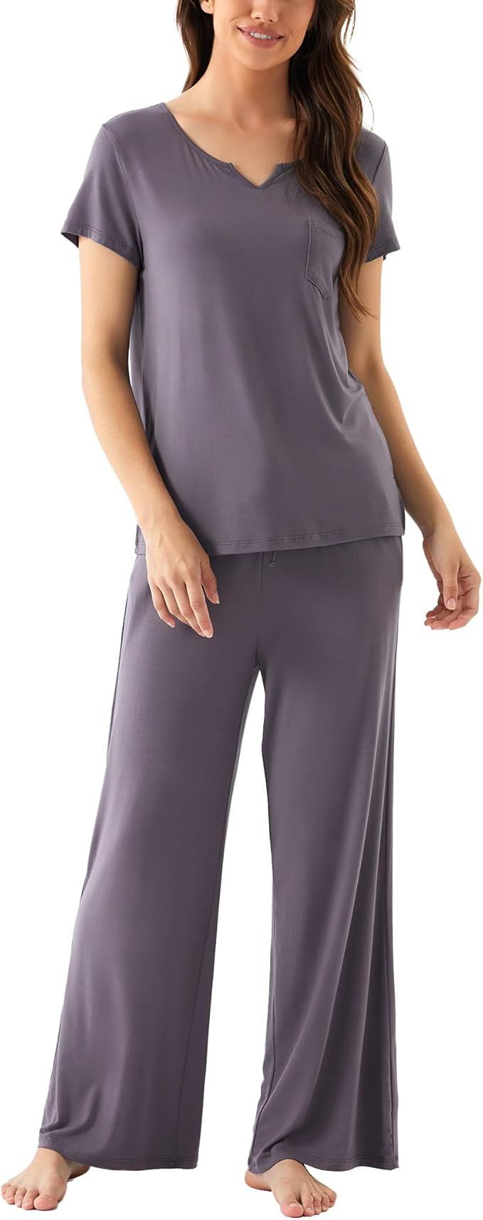 Bamboo Pajama Set - Short Sleeve - 2 Piece