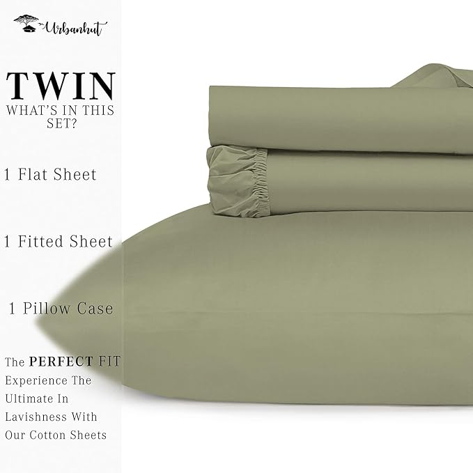 Bed Sheet Set - Twin - 16 in Deep Pocket - 3 Piece