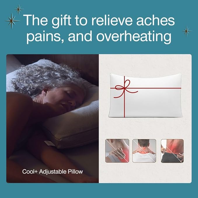 Memory Foam Cooling Bed Pillow - King