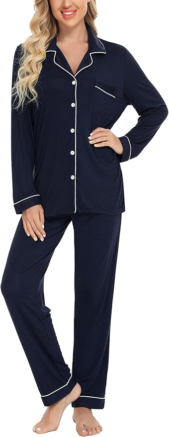 Women's Pants Pajama Set - Long Sleeve - 2 Piece