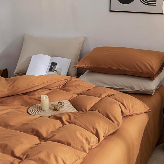 Linen Duvet Cover Set - King - 3 Piece