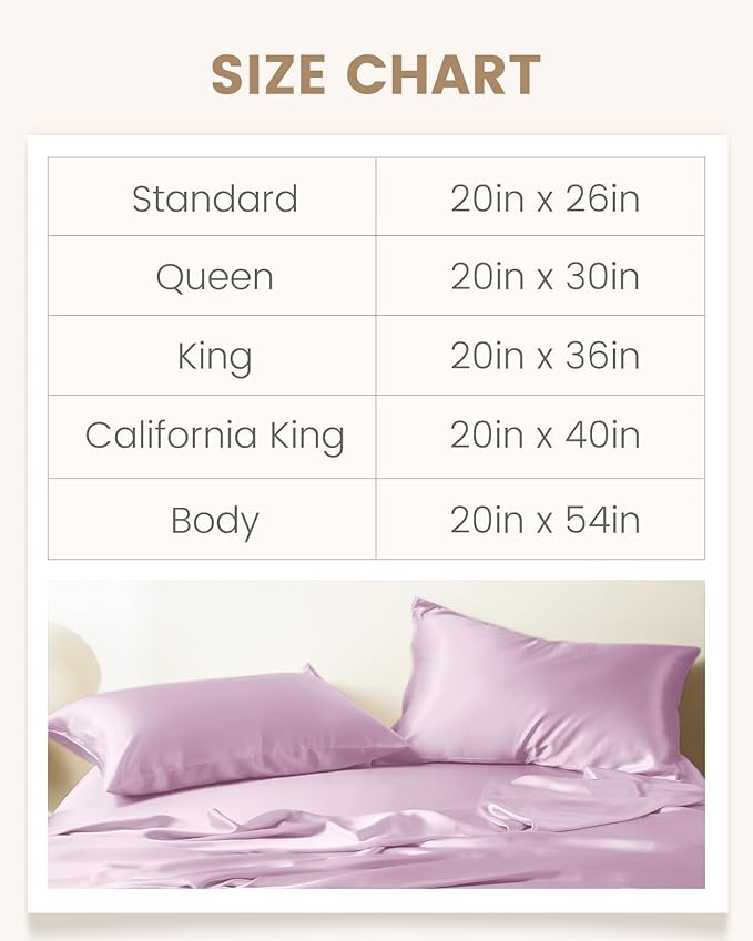 Mulberry Silk Pillowcase Set - Standard - 2 Piece