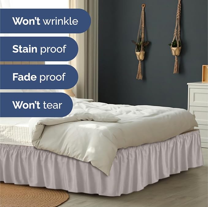 Bed Skirt - King - 18 in Drop