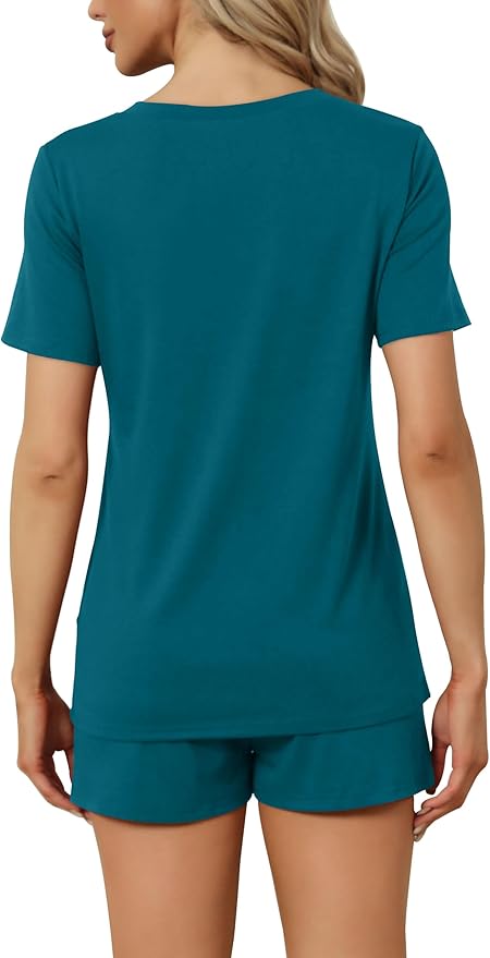 Women's Pajama Set - Short Sleeve - 2 Piece