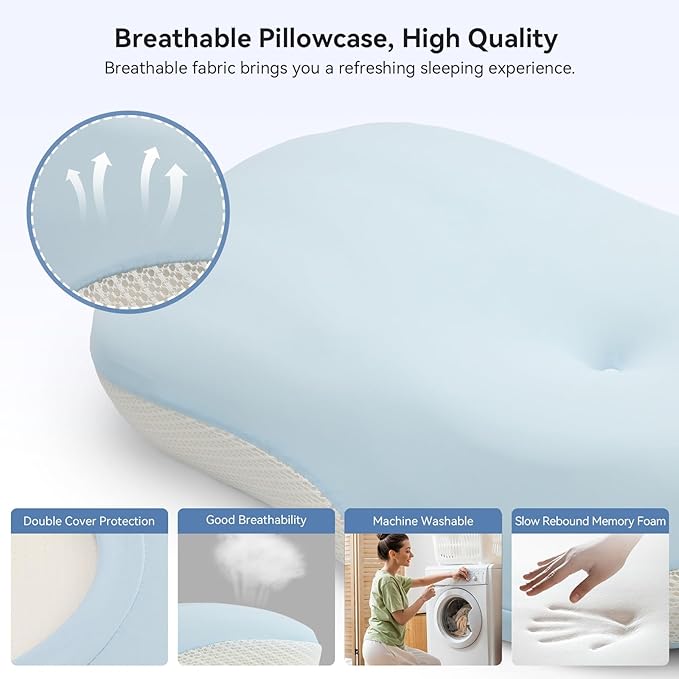 Memory Foam Orthopedic Bed Pillow