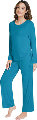 Women's Bamboo Pants Pajama Set - Long Sleeve - 2 Piece