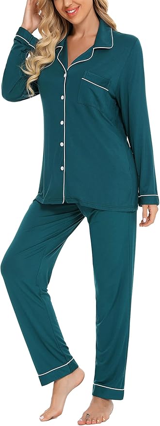 Women's Pants Pajama Set - Long Sleeve - 2 Piece