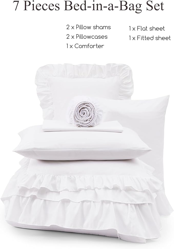 Comforter Set - Queen - 7 Piece