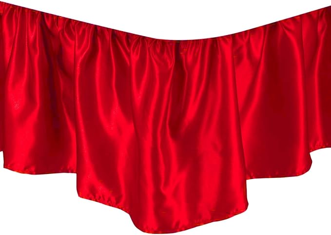 Satin Bed Skirt - Full - 15 in Drop