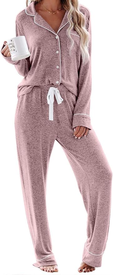 Women's Pajama Set - Long Sleeve - 2 Piece