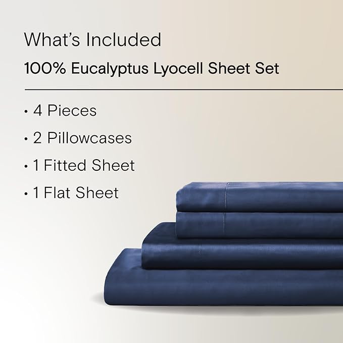 Cooling Bed Sheet Set - King - 4 Piece