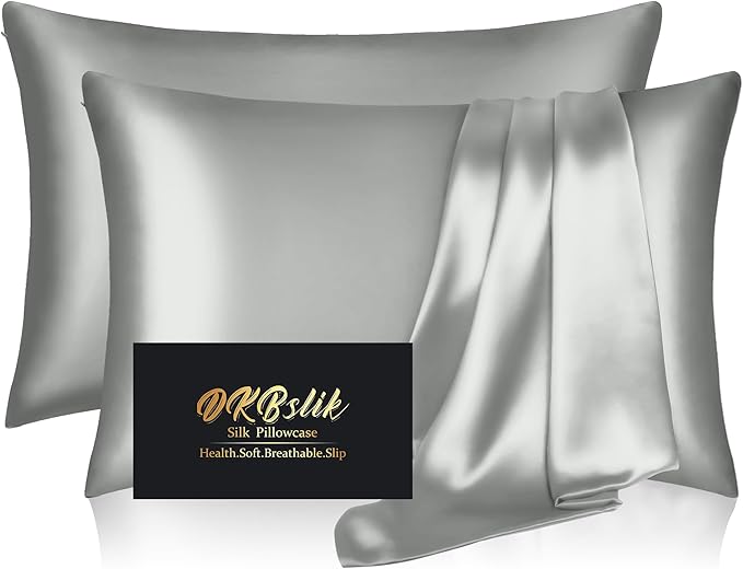 Mulberry Silk Pillowcase Set - King - 2 Pack - 2 Piece