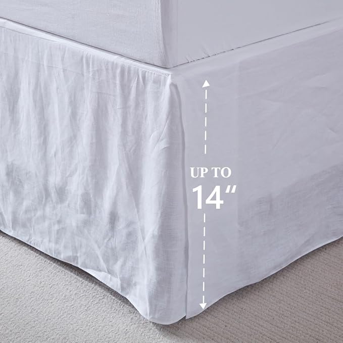 Linen Bed Skirt - King