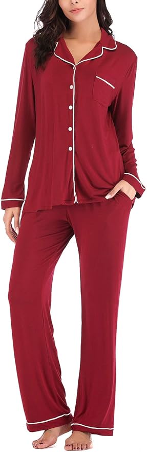 Women's Pajama Set - Long Sleeve - 2 Piece