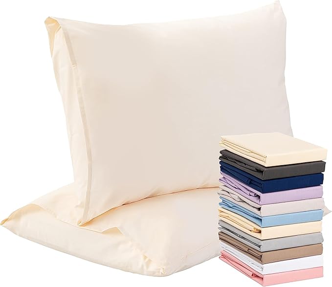 Linen Pillowcase Set - King - 2 Pack