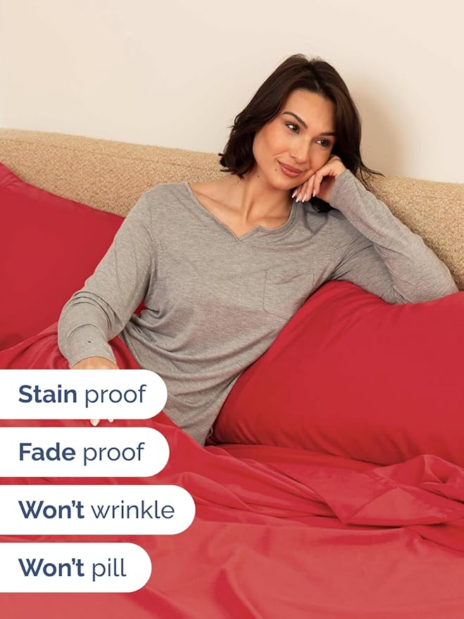 Cooling Bed Sheet Set - King - 6 Piece