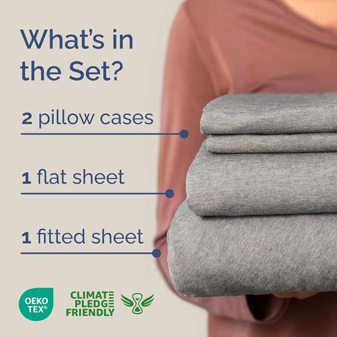 Cooling Bed Sheet Set - Full - 4 Piece