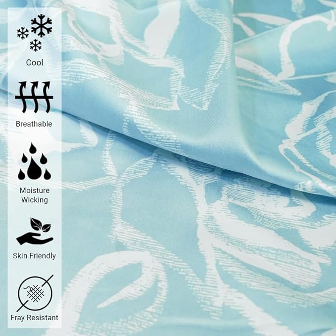 100% Cotton Pillowcase Set - King - 2 Piece