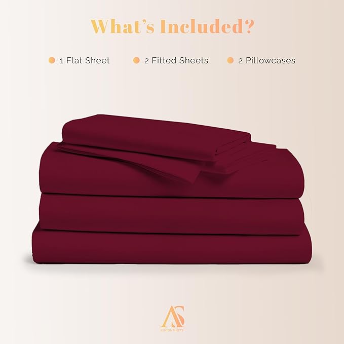 Cooling Bed Sheet Set - Split King - 5 Piece