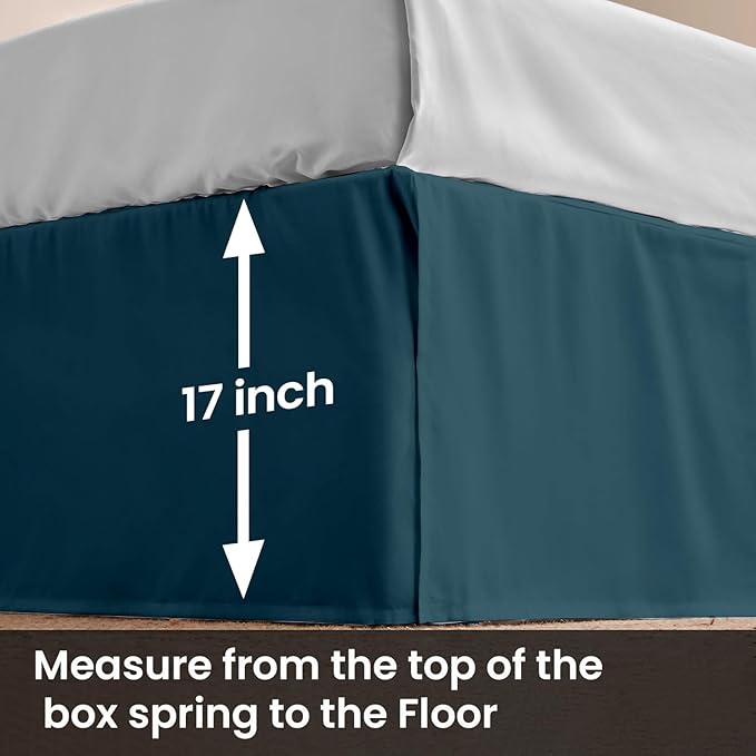 Microfiber Bed Skirt - Full - 17 in Drop