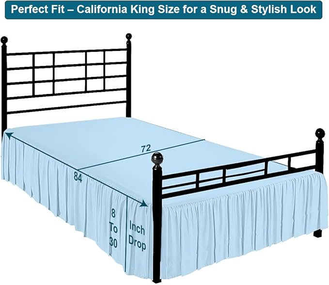 Linen Bed Skirt - King