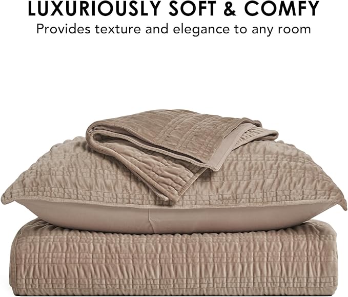 Velvet Quilt Set - King