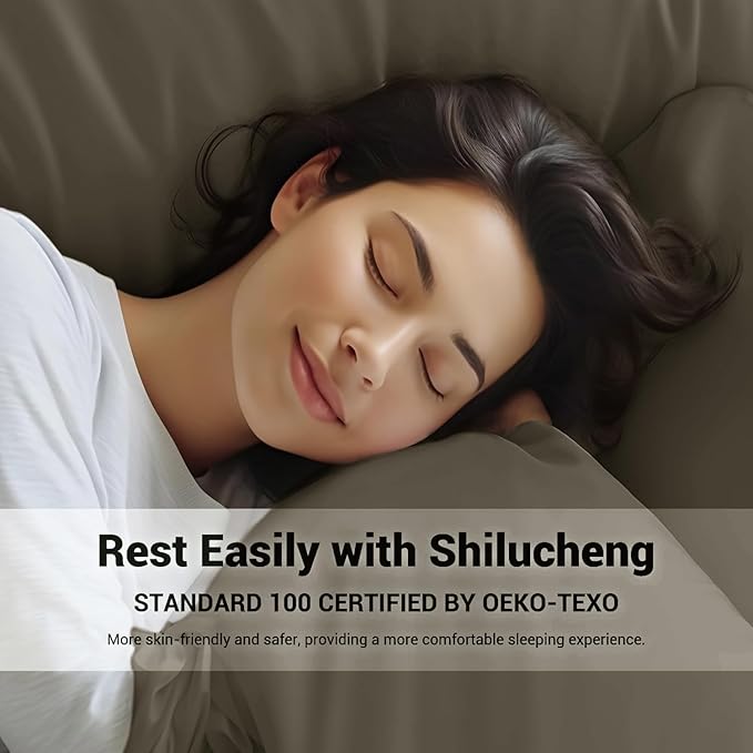 Bamboo Cooling Bed Sheet Set - King - 4 Piece