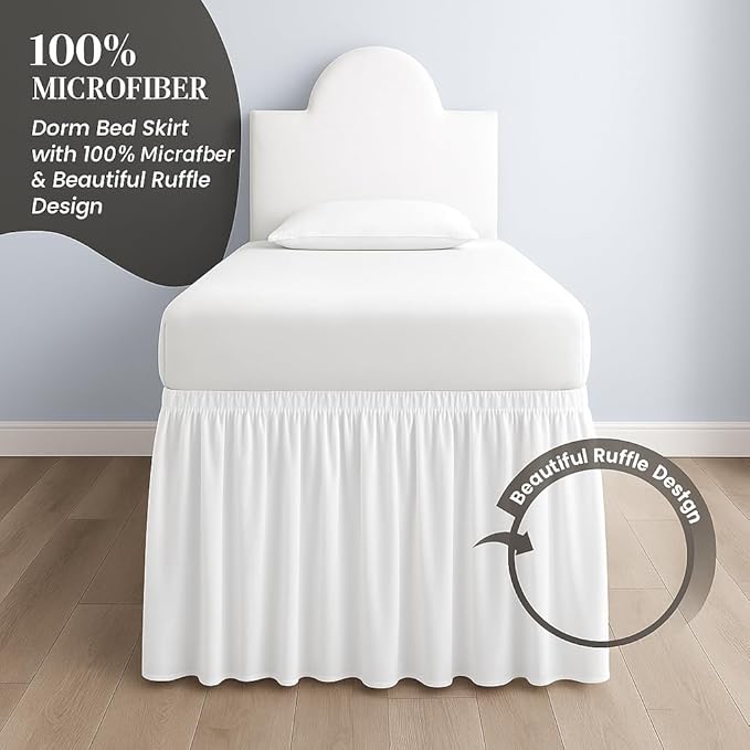 Microfiber Bed Skirt - Twin XL