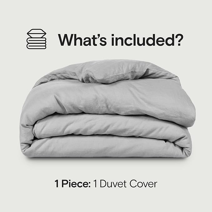 Linen Cooling Duvet Cover Set - Queen