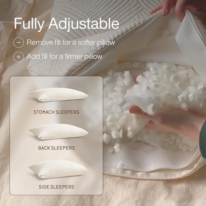 Microfiber Cooling Bed Pillow - Queen
