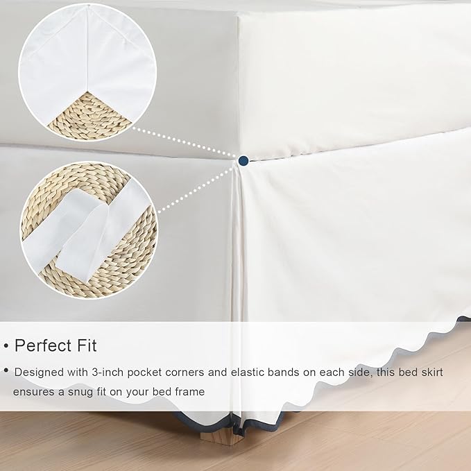 Bed Skirt - King - 14 in Drop