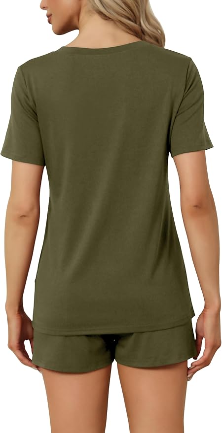 Women's Pajama Set - Short Sleeve - 2 Piece