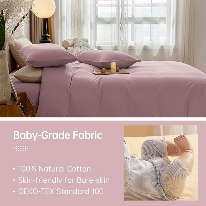Linen Duvet Cover Set - Twin - 2 Piece
