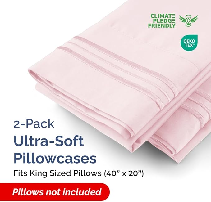 Pillowcase Set - King - 2 Piece